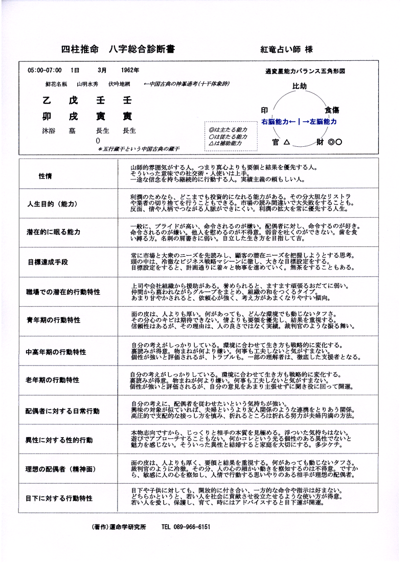 フォーチュンソフト 四柱推命 詳細象意伝 - その他